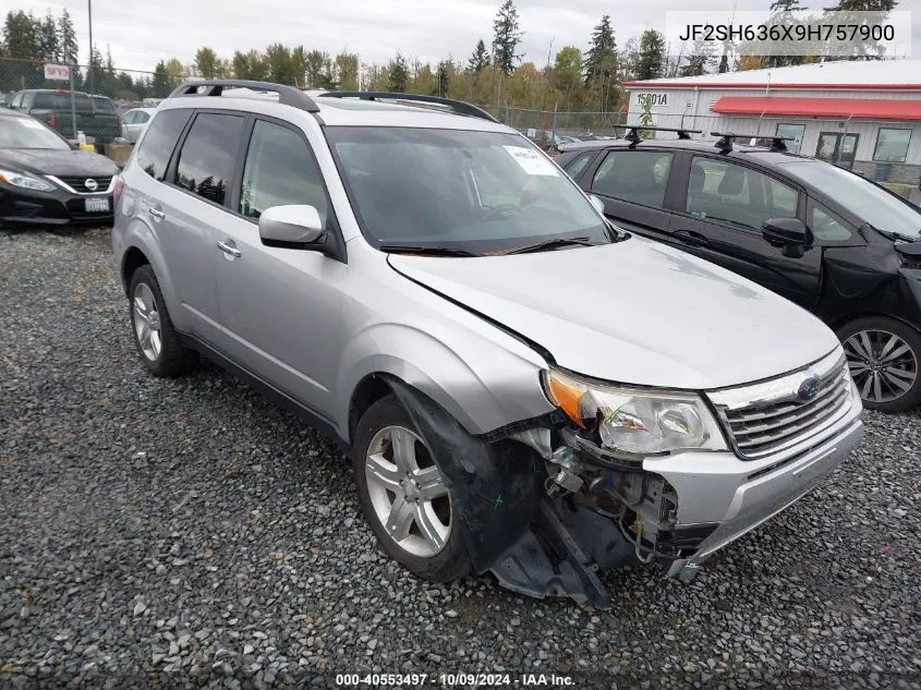 2009 Subaru Forester 2.5X VIN: JF2SH636X9H757900 Lot: 40553497