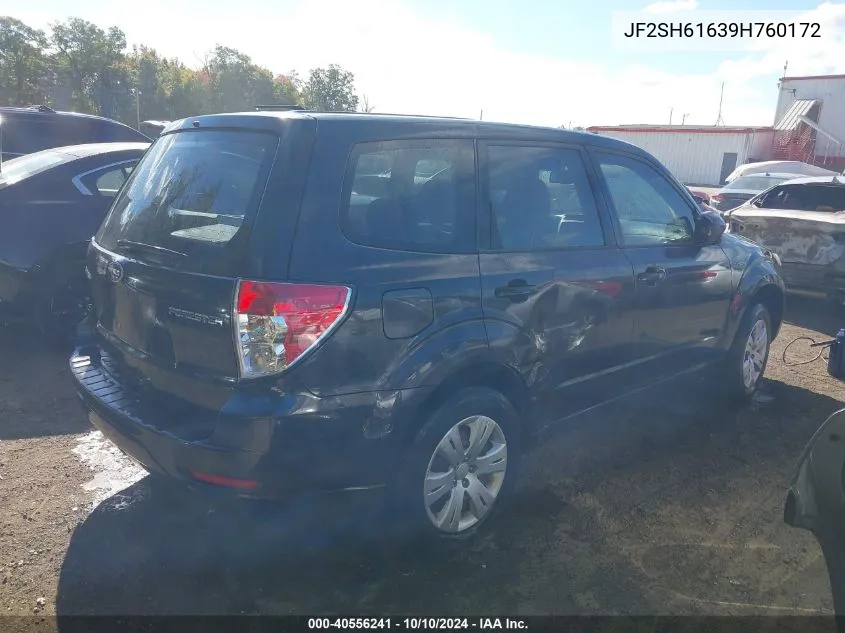 2009 Subaru Forester 2.5X VIN: JF2SH61639H760172 Lot: 40556241