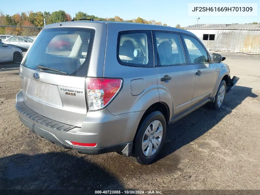 2009 Subaru Forester 2.5X VIN: JF2SH61669H701309 Lot: 40723085