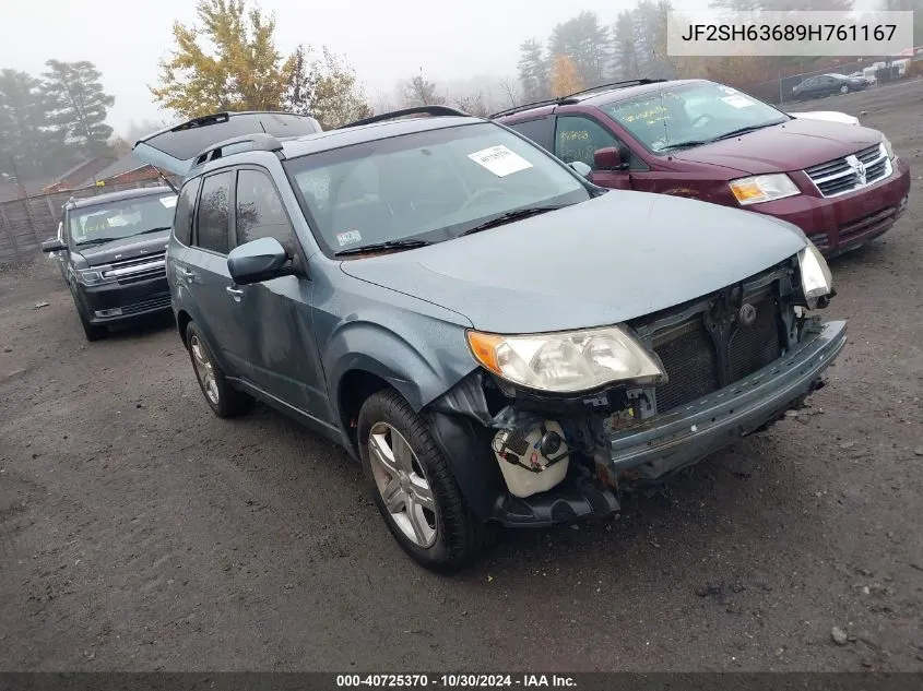 2009 Subaru Forester 2.5X VIN: JF2SH63689H761167 Lot: 40725370