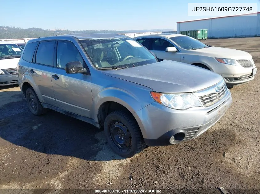 2009 Subaru Forester 2.5X VIN: JF2SH61609G727748 Lot: 40783716