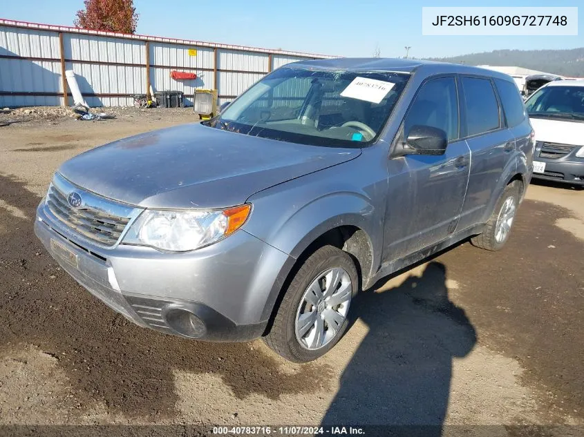 2009 Subaru Forester 2.5X VIN: JF2SH61609G727748 Lot: 40783716