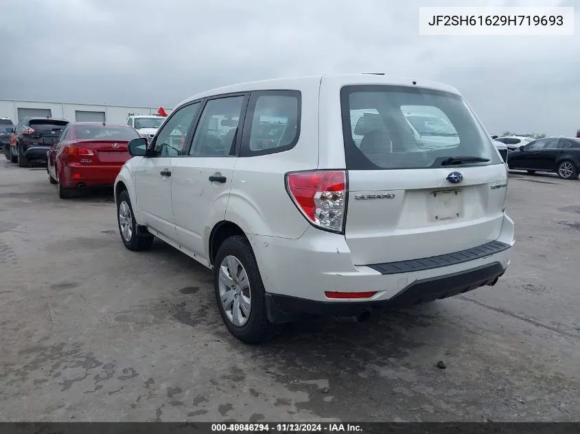 2009 Subaru Forester 2.5X VIN: JF2SH61629H719693 Lot: 40846794