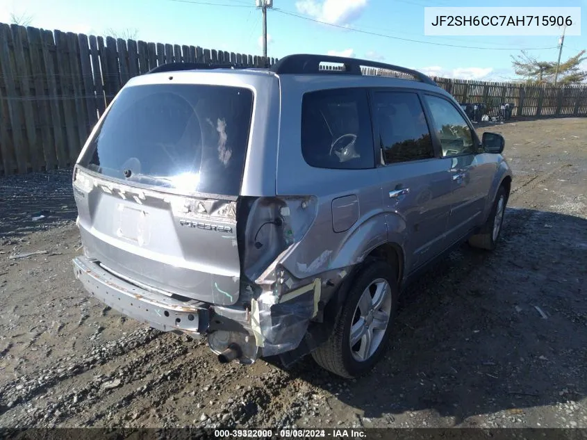 2010 Subaru Forester 2.5X Premium VIN: JF2SH6CC7AH715906 Lot: 39322000