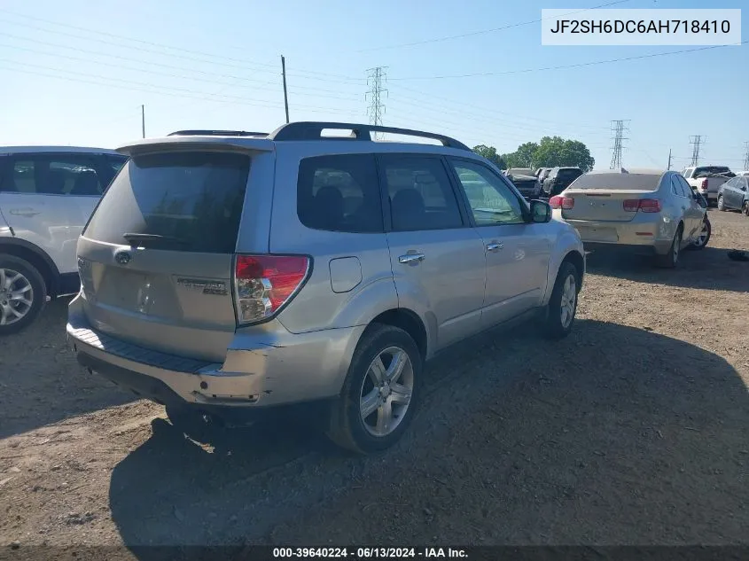 2010 Subaru Forester 2.5X Limited VIN: JF2SH6DC6AH718410 Lot: 39640224