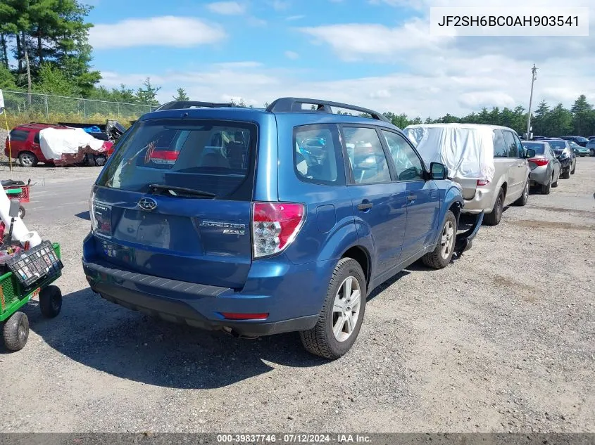 2010 Subaru Forester 2.5X VIN: JF2SH6BC0AH903541 Lot: 39837746