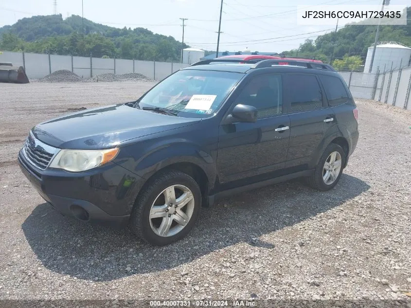 2010 Subaru Forester 2.5X Premium VIN: JF2SH6CC9AH729435 Lot: 40007331