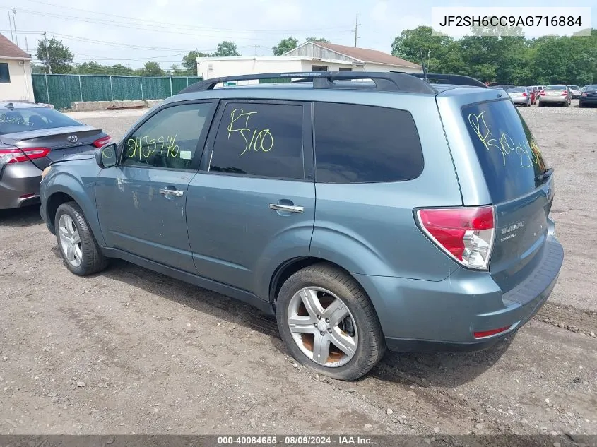 2010 Subaru Forester 2.5X Premium VIN: JF2SH6CC9AG716884 Lot: 40084655