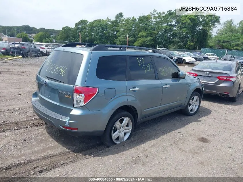 2010 Subaru Forester 2.5X Premium VIN: JF2SH6CC9AG716884 Lot: 40084655