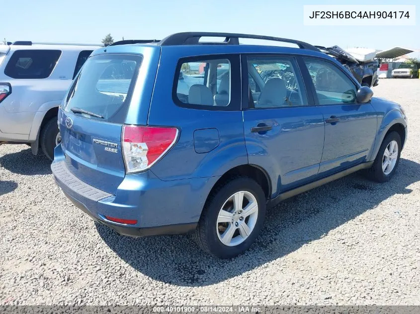 2010 Subaru Forester 2.5X VIN: JF2SH6BC4AH904174 Lot: 40101900