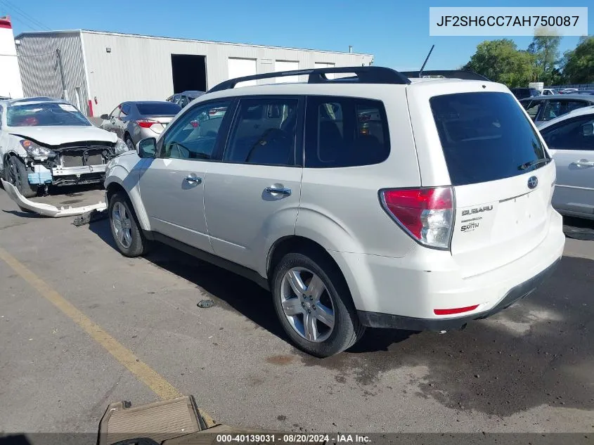 2010 Subaru Forester 2.5X Premium VIN: JF2SH6CC7AH750087 Lot: 40139031