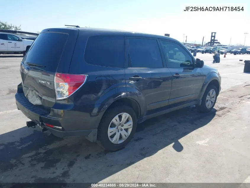 2010 Subaru Forester 2.5X VIN: JF2SH6AC9AH718454 Lot: 40234885