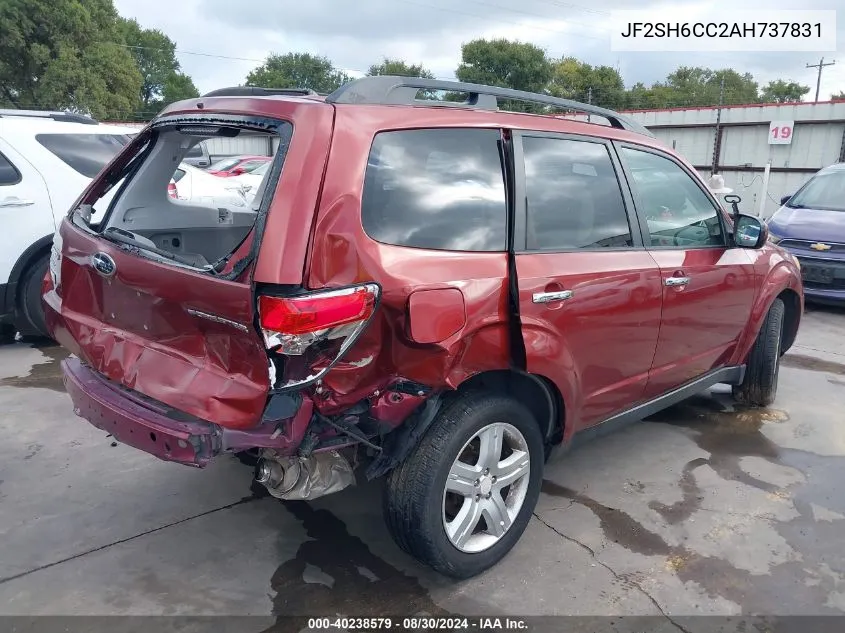 2010 Subaru Forester 2.5X Premium VIN: JF2SH6CC2AH737831 Lot: 40238579