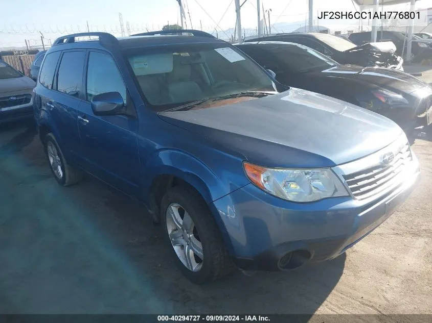 2010 Subaru Forester 2.5X Premium VIN: JF2SH6CC1AH776801 Lot: 40294727