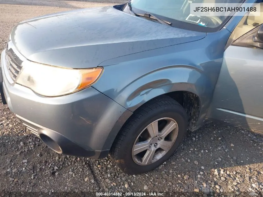 2010 Subaru Forester 2.5X VIN: JF2SH6BC1AH901488 Lot: 40314882