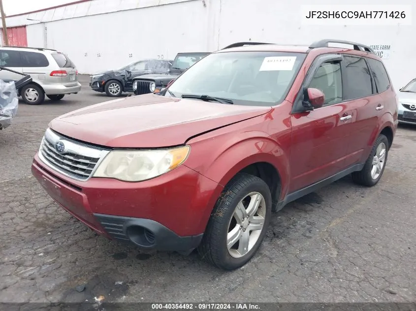 2010 Subaru Forester 2.5X Premium VIN: JF2SH6CC9AH771426 Lot: 40354492