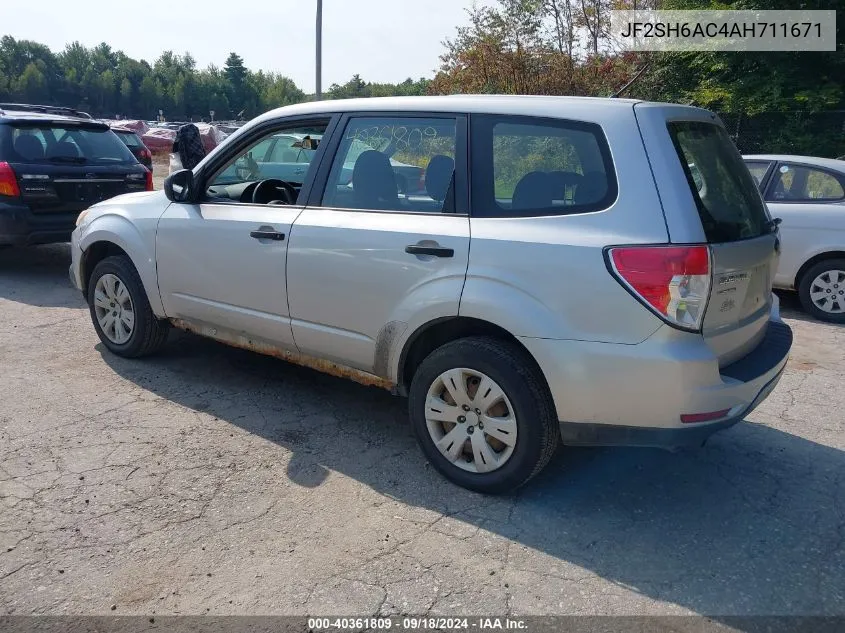 JF2SH6AC4AH711671 2010 Subaru Forester 2.5X