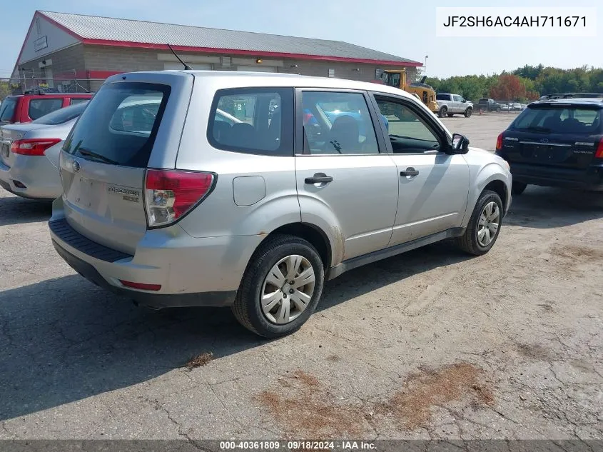 JF2SH6AC4AH711671 2010 Subaru Forester 2.5X