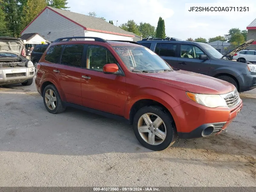 2010 Subaru Forester 2.5X Premium VIN: JF2SH6CC0AG711251 Lot: 40373560