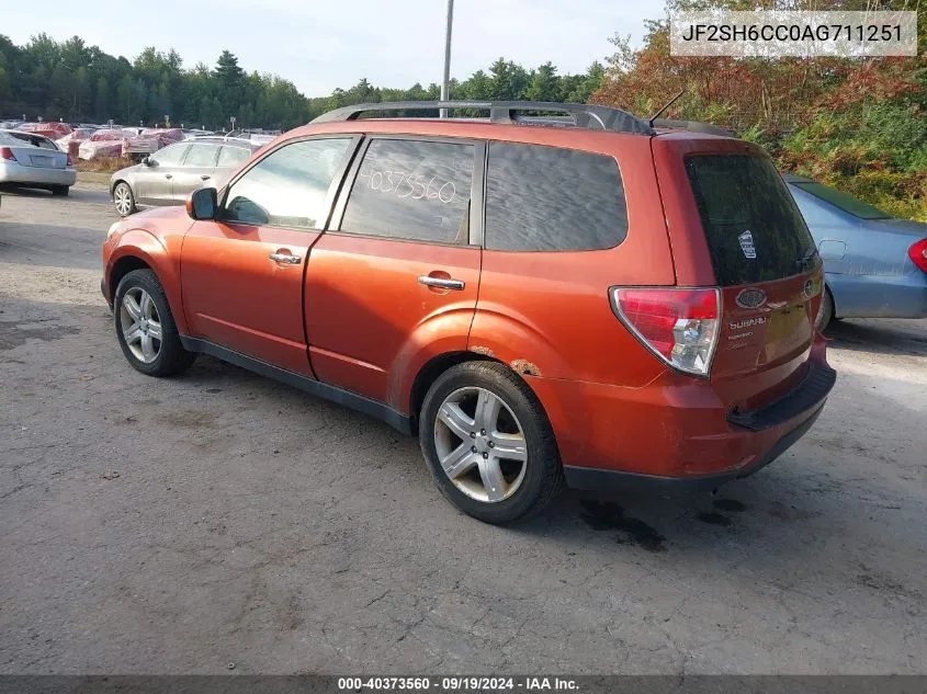 2010 Subaru Forester 2.5X Premium VIN: JF2SH6CC0AG711251 Lot: 40373560