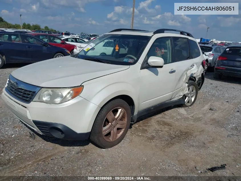 2010 Subaru Forester 2.5X Premium VIN: JF2SH6CC4AH806051 Lot: 40399069