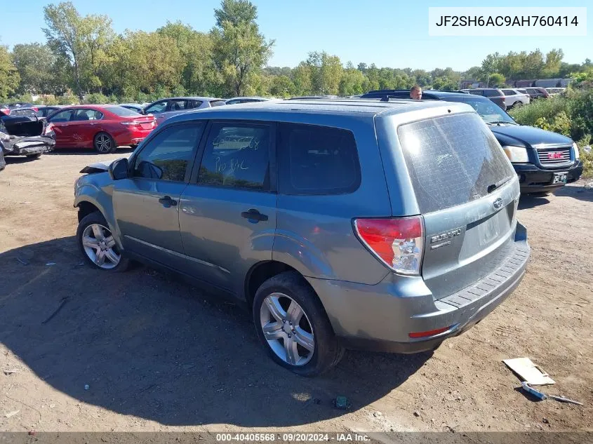 JF2SH6AC9AH760414 2010 Subaru Forester 2.5X