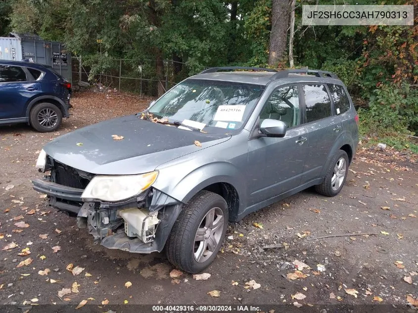 2010 Subaru Forester 2.5X Premium VIN: JF2SH6CC3AH790313 Lot: 40429316