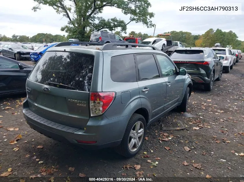 2010 Subaru Forester 2.5X Premium VIN: JF2SH6CC3AH790313 Lot: 40429316