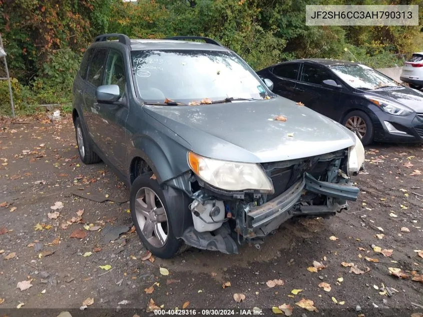 2010 Subaru Forester 2.5X Premium VIN: JF2SH6CC3AH790313 Lot: 40429316