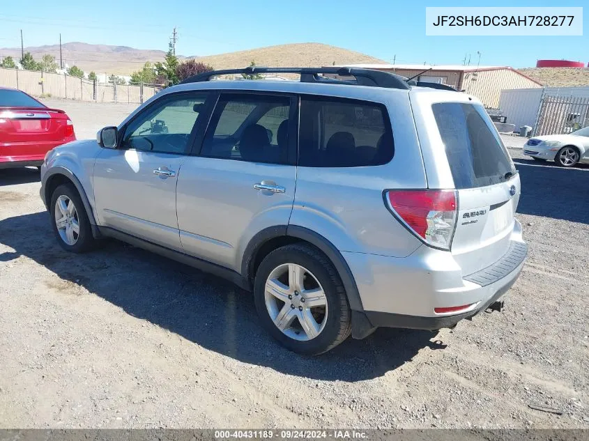 2010 Subaru Forester 2.5X Limited VIN: JF2SH6DC3AH728277 Lot: 40431189