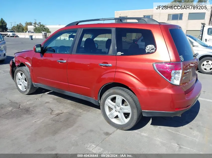 2010 Subaru Forester 2.5X Premium VIN: JF2SH6CC6AH789205 Lot: 40436648