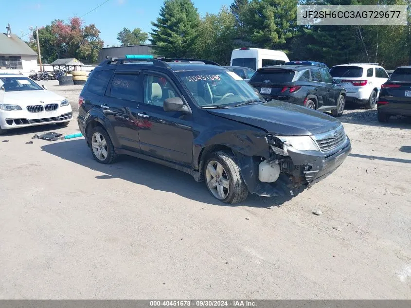 2010 Subaru Forester 2.5X Premium VIN: JF2SH6CC3AG729677 Lot: 40451678