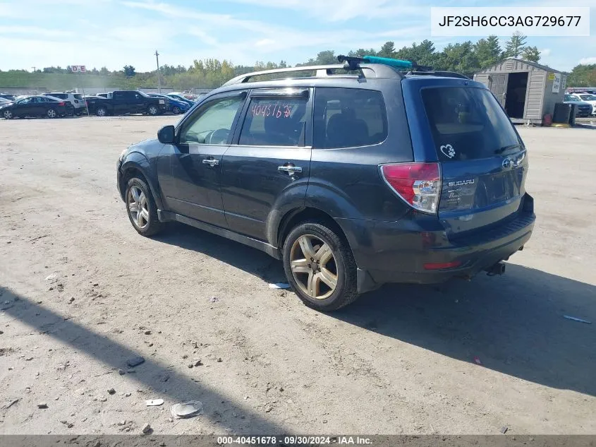 2010 Subaru Forester 2.5X Premium VIN: JF2SH6CC3AG729677 Lot: 40451678