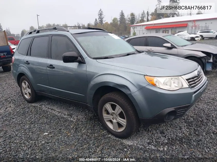 2010 Subaru Forester 2.5X VIN: JF2SH6BC8AH766817 Lot: 40490017