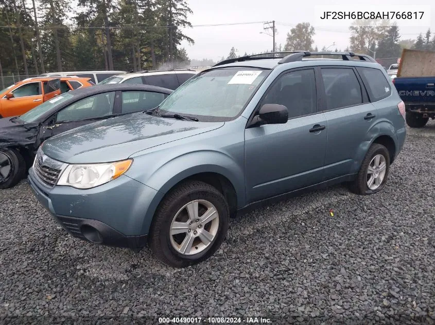 2010 Subaru Forester 2.5X VIN: JF2SH6BC8AH766817 Lot: 40490017