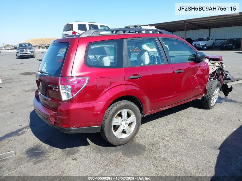 2010 Subaru Forester 2.5X VIN: JF2SH6BC9AH766115 Lot: 40500285