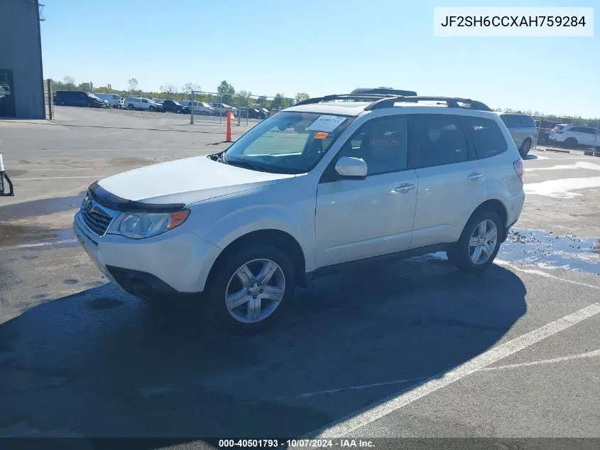 2010 Subaru Forester 2.5X Premium VIN: JF2SH6CCXAH759284 Lot: 40501793