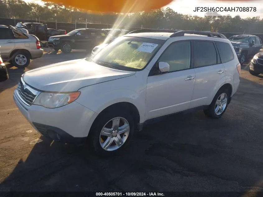 2010 Subaru Forester 2.5X Premium VIN: JF2SH6CC4AH708878 Lot: 40505701