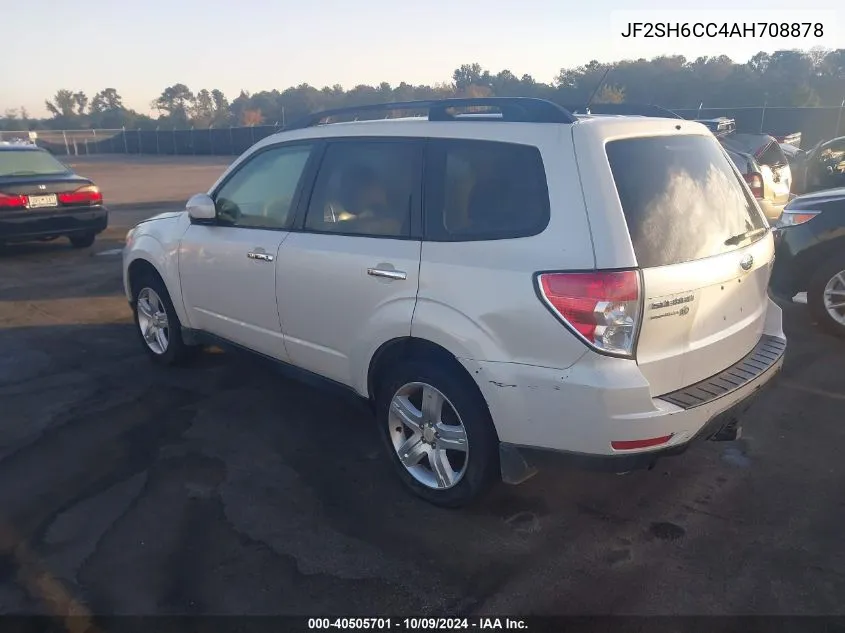 2010 Subaru Forester 2.5X Premium VIN: JF2SH6CC4AH708878 Lot: 40505701