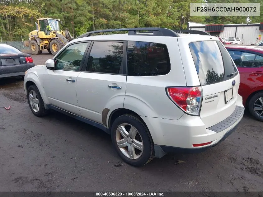 2010 Subaru Forester 2.5X Premium VIN: JF2SH6CC0AH900072 Lot: 40506329