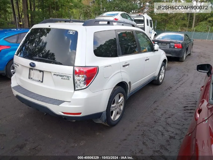 2010 Subaru Forester 2.5X Premium VIN: JF2SH6CC0AH900072 Lot: 40506329