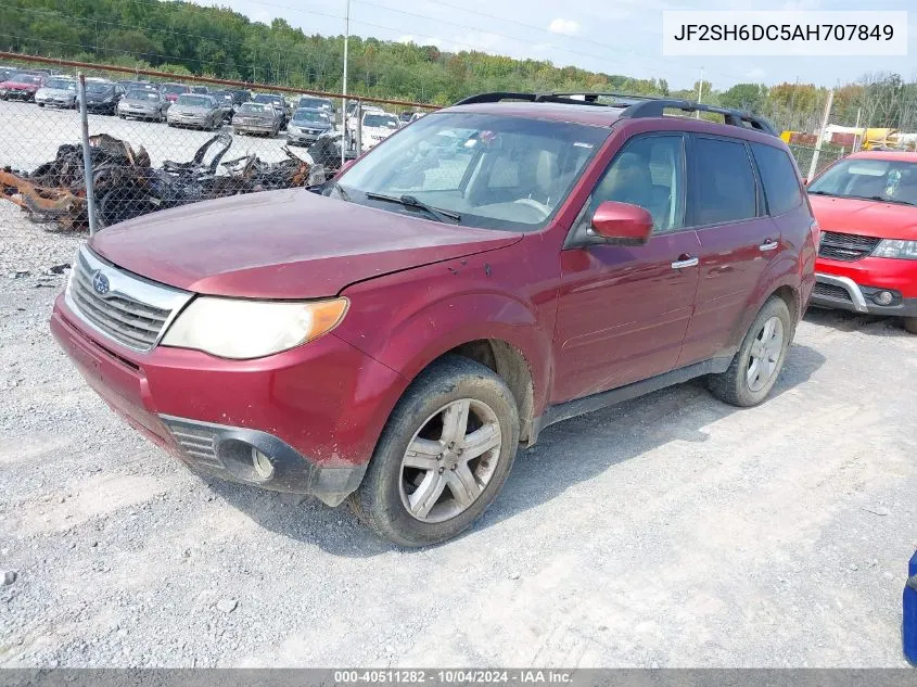 2010 Subaru Forester 2.5X Limited VIN: JF2SH6DC5AH707849 Lot: 40511282