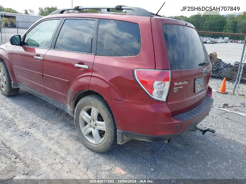 2010 Subaru Forester 2.5X Limited VIN: JF2SH6DC5AH707849 Lot: 40511282