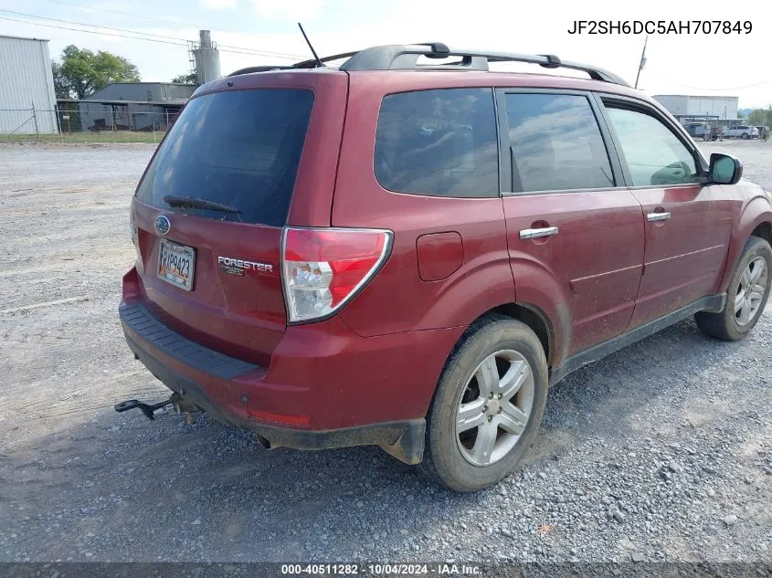 2010 Subaru Forester 2.5X Limited VIN: JF2SH6DC5AH707849 Lot: 40511282