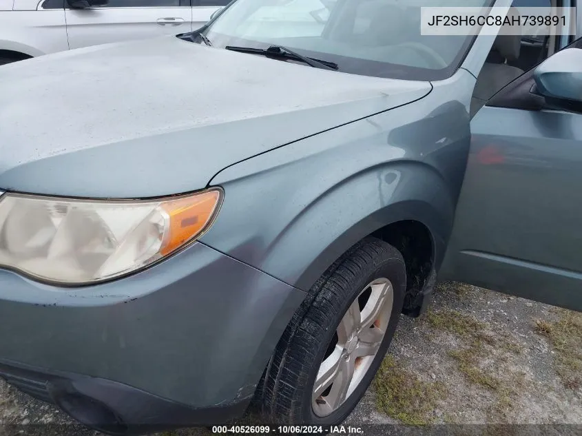 2010 Subaru Forester 2.5X Premium VIN: JF2SH6CC8AH739891 Lot: 40526099