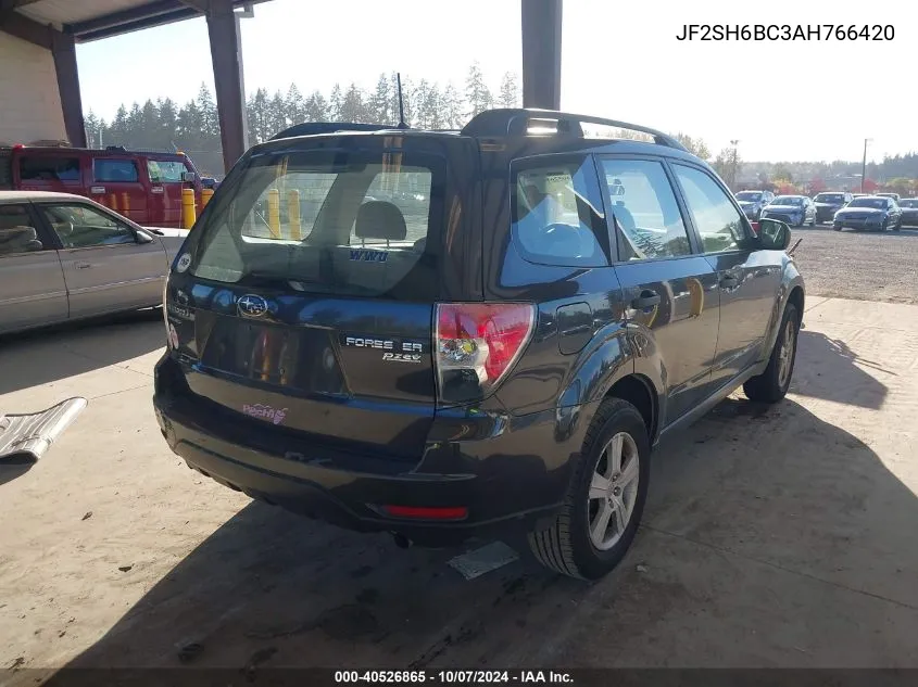 2010 Subaru Forester 2.5X VIN: JF2SH6BC3AH766420 Lot: 40526865