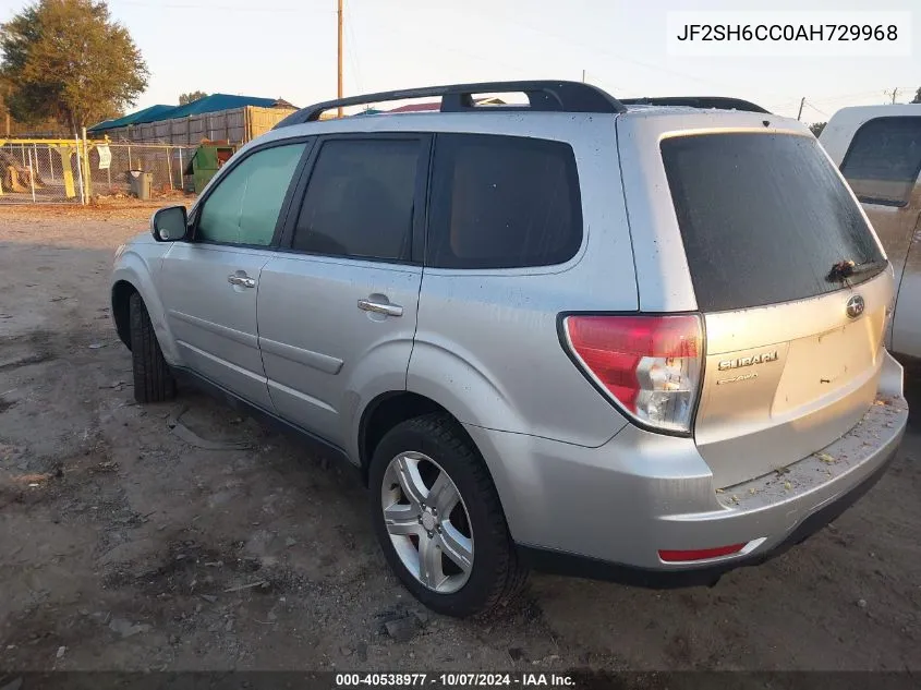 2010 Subaru Forester 2.5X Premium VIN: JF2SH6CC0AH729968 Lot: 40538977