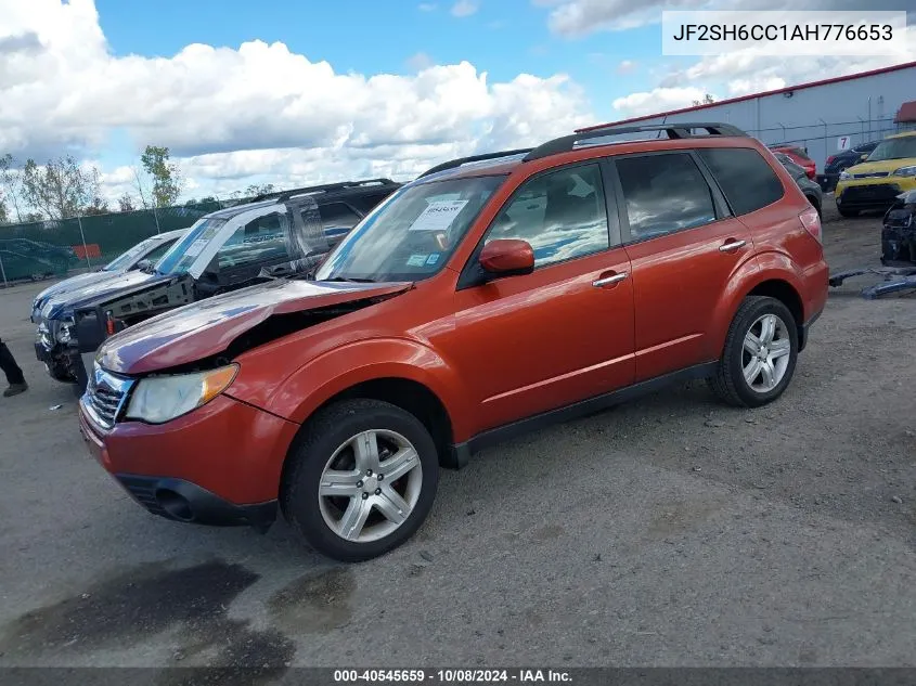 2010 Subaru Forester 2.5X Premium VIN: JF2SH6CC1AH776653 Lot: 40545659