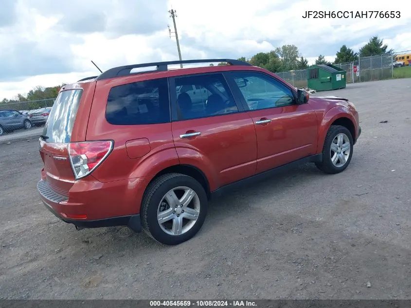 2010 Subaru Forester 2.5X Premium VIN: JF2SH6CC1AH776653 Lot: 40545659