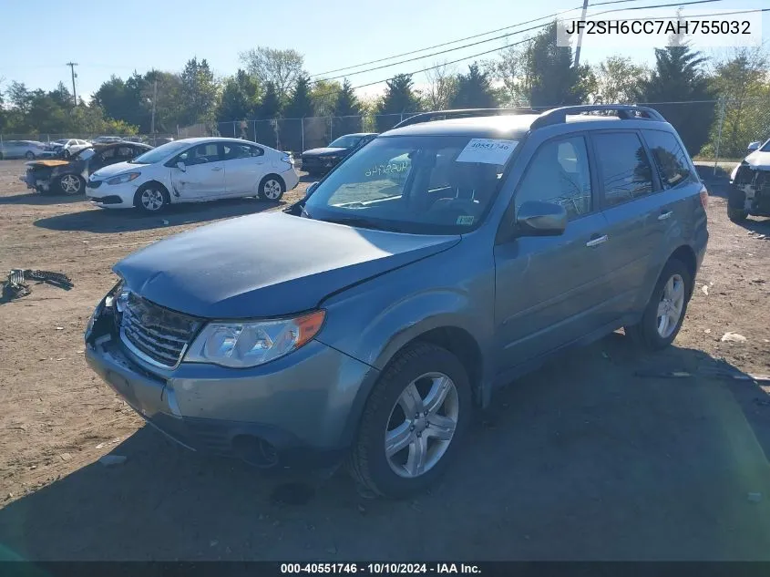 2010 Subaru Forester 2.5X Premium VIN: JF2SH6CC7AH755032 Lot: 40551746